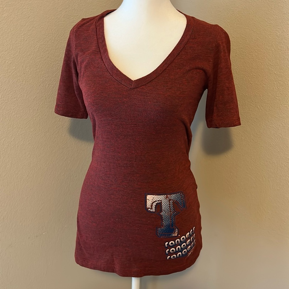 Texas Rangers T-Shirt Womens Medium